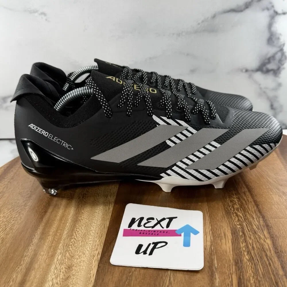 Men’s 11-Adidas Adizero Electric+ 2 Football Cleats IH5976 Core Black nby NEW
